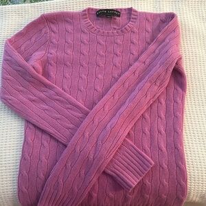 Ralph Lauren Cashmere Cable Knit Sweater